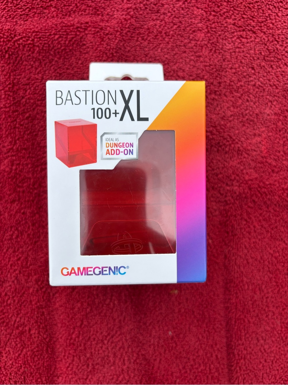 Bastion 100+ XL Card Box - Red
